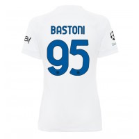 Billiga Inter Milan Alessandro Bastoni #95 Borta fotbollskläder Dam 2023-24 Kortärmad